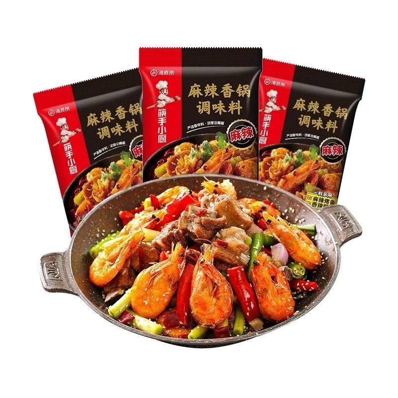 Острый соус для хот-пота Haidilao, ручной работы, для кухни, слегка острый, 220 г, соус Maocai со вкусом креветок, оптовая продажа