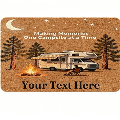 Avtomobil döşəmə paspasları – Palm Carpet, Entryway Dirt-Resistant Mat - zx-camping-theme-floor-mat-12-4060-imitation-coconut-palm
