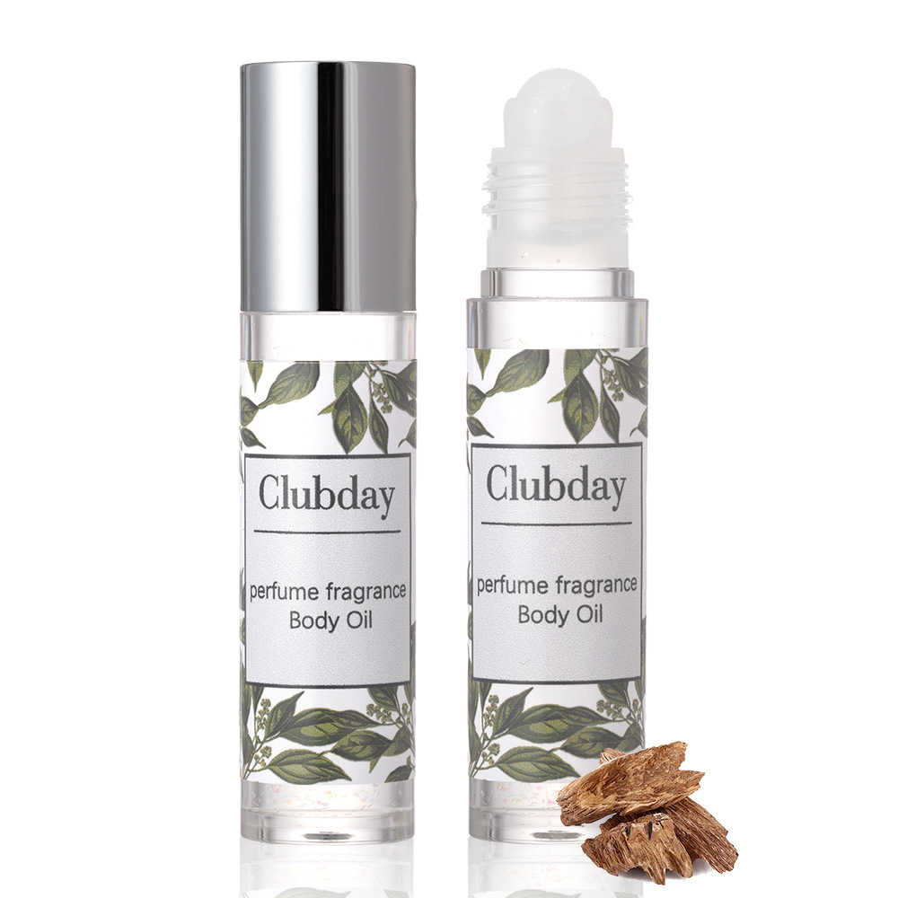 Clubday Body Fragrance Long-lasting Floral Roll-on Perfume Oil Natural Sparkling 3-bottle Wholesale Export Perfume Oil undefined