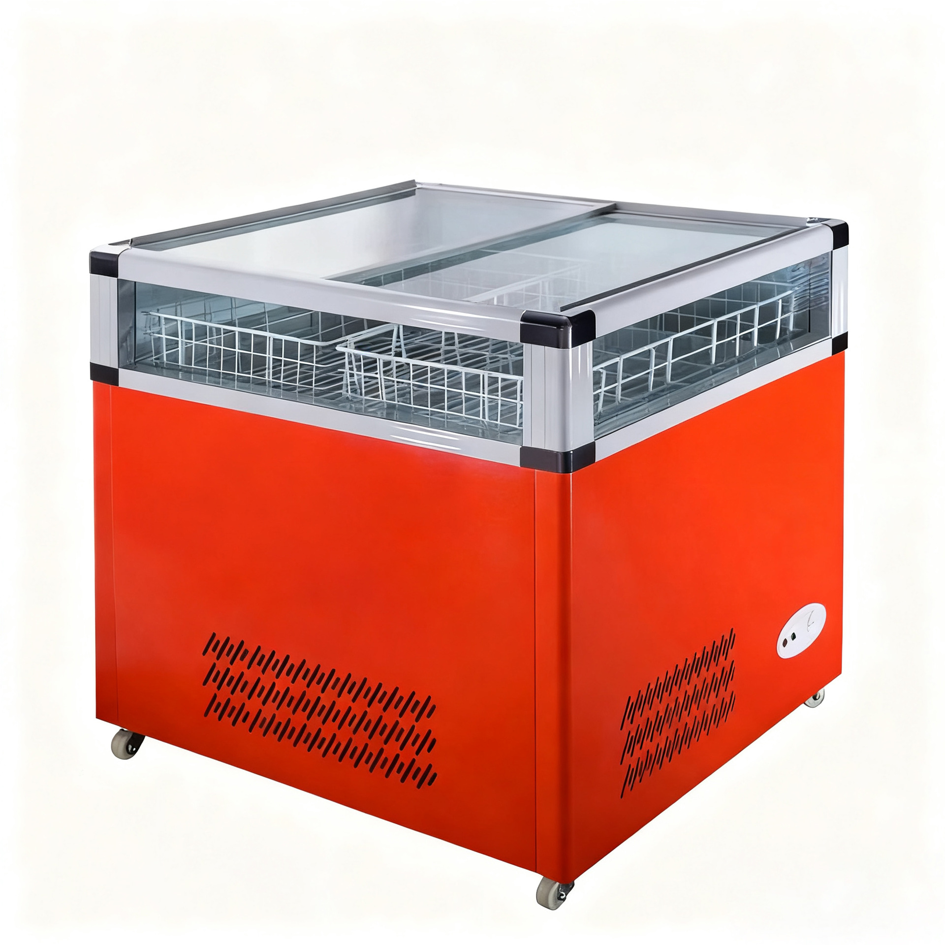 批量冰船乳品冷藏展示柜品质超市酸奶促销 方形奶柜五面快速制冷