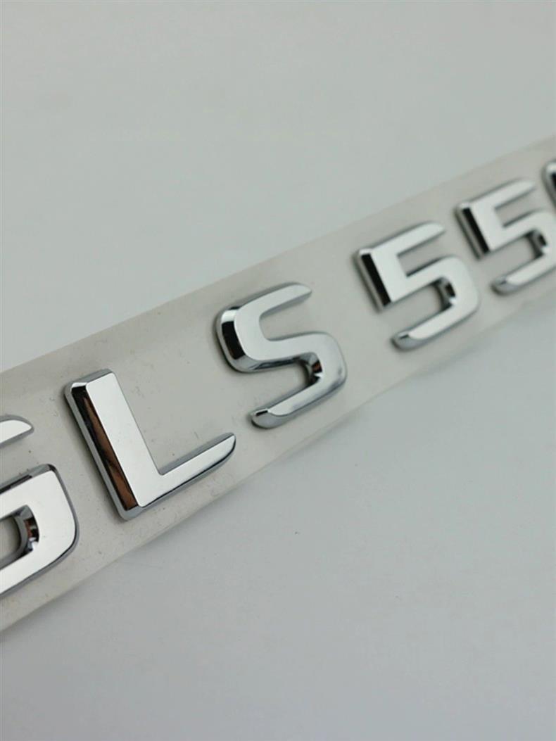 New Mercedes-Benz GLS320 emblem, GLS400 emblem, GLS450 rear emblem, GLS500 tail emblem, GLS580 modified car emblem