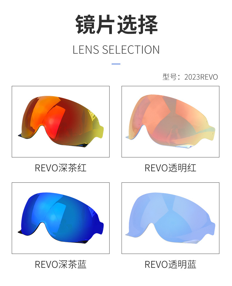 Helmet Visor for JO EX-ZERO CJ-3 Half Helmet 4/3 Anti-UV