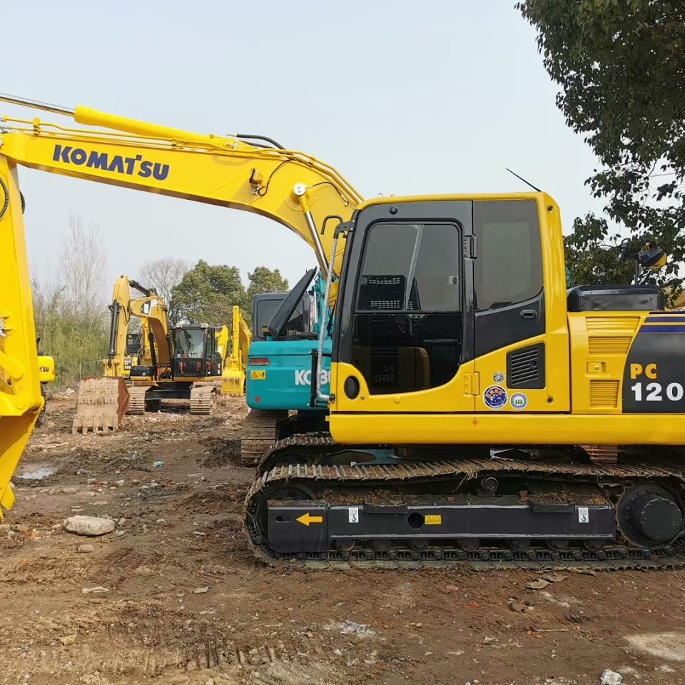 Excavadora Komatsu 120 usada PC130 máquina de gancho importada para la venta en el extranjero de China