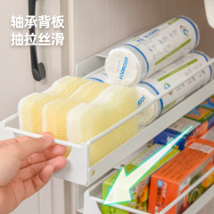 Cross-border kitchen home snack storage rack drawer type corner storage rack track under sink storage rack