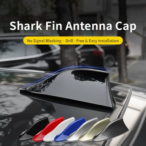 Cross-Border Hot-Selling Universal Car Shark Fin Antenna Roof Decoration, No-Drill Installation, Built-In Chip, Direct Sales from the Manufacturer