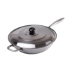 ✓Round bottom】32 ears five-layer steel + stainless steel cover☆✓