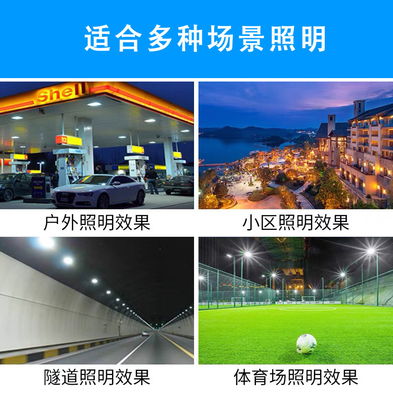 Lámpara solar transfronteriza hogar lámpara de jardín al aire libre de alta potencia impermeable lámpara de jardín solar luz de inundación solar