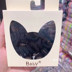 50 Pieces Pastel Color Towel Hair Bands for Girls, Child Hair Accessories, Small Finger Band, Non-Damaging, High-Elasticity Hair Ties