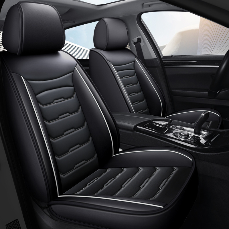 Cushion Five-Seat – Wuzuò Seat cushion, seat cover - black-and-white-front-single-seat
