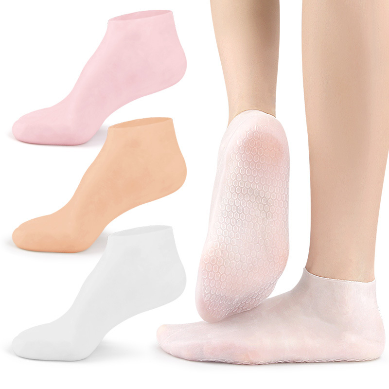 sebs socks plantar honeycomb shock absorption slow pressure foot protection beach socks soft skin nourishing skin rejuvenation elastic socks