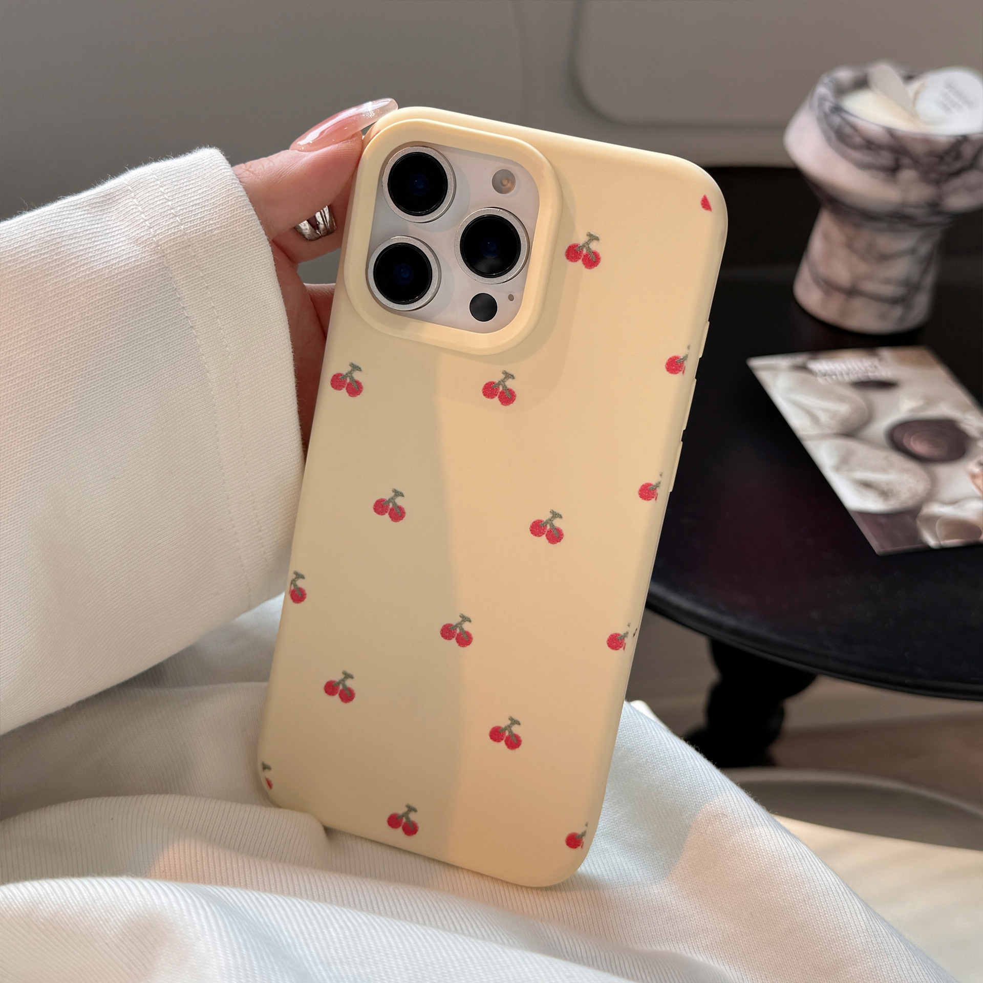 Cherry Pattern Tpu Cherry Cute Modern Style Phone Cases Phone Accessories