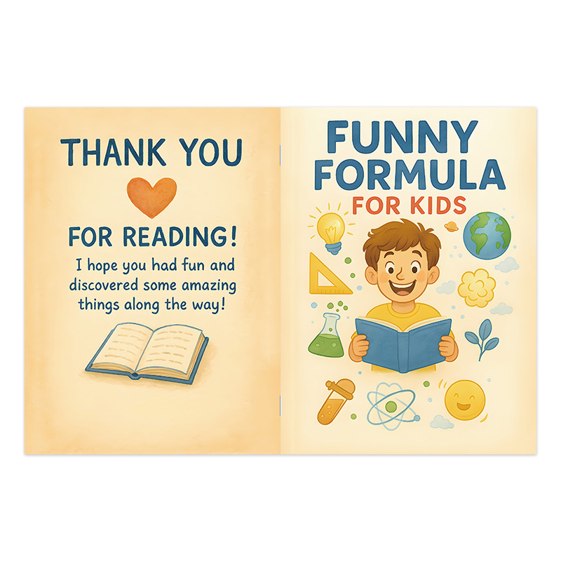 跨境新品 FUNNY FORMULA FOR KIDS 有趣的儿童公式故事书厂家现货|undefined