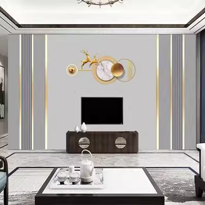 几何灰色线条电视背景墙纸现代简约墙布壁画3d立体影视墙壁纸|undefined