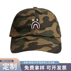 Chi風レトロソフトトップ鴨舌帽潮牌肌デニム野球帽ファッションファッション日系野球帽