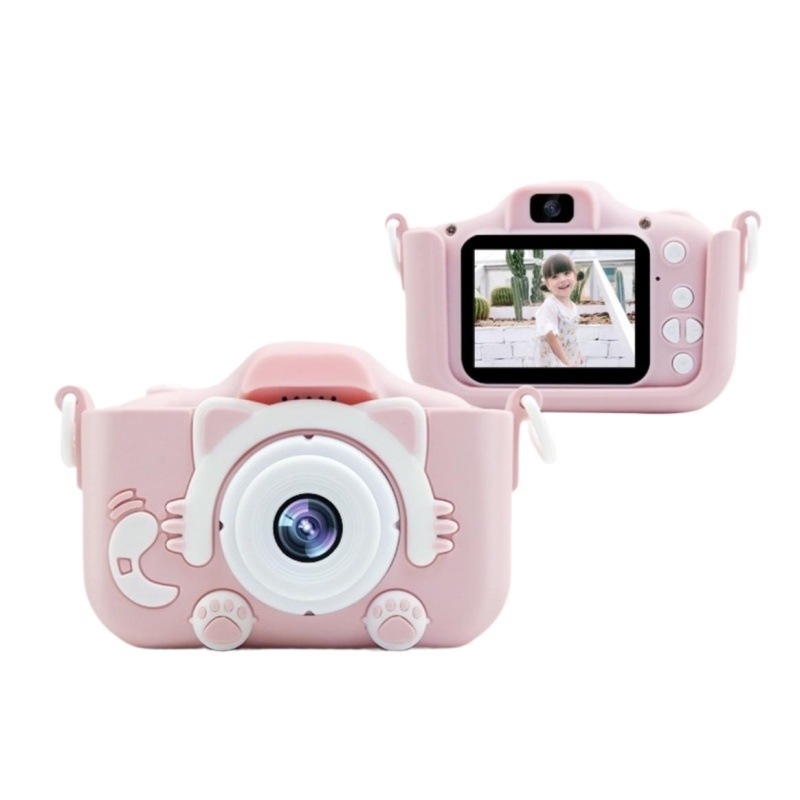 Cámara digital para niños transfronteriza HD dibujos animados cámara SLR mini juguete regalo de cumpleaños rompecabezas
