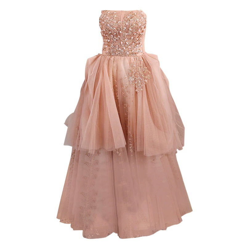 Вечернее платье на одно плечо 2025: новое, элегантное, розовое, для выступлений, на день рождения, для ведущей, свадебное платье для женщин