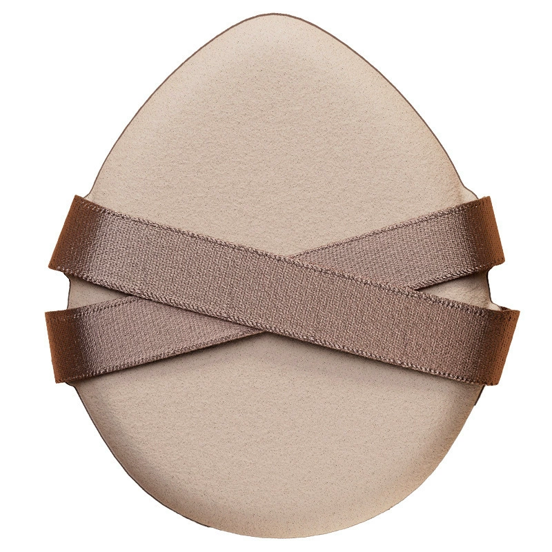 Makeup Sponge Puff, Thick Double-Strap Cushion Pad, Teardrop Shape, 7×5×0.8 cm