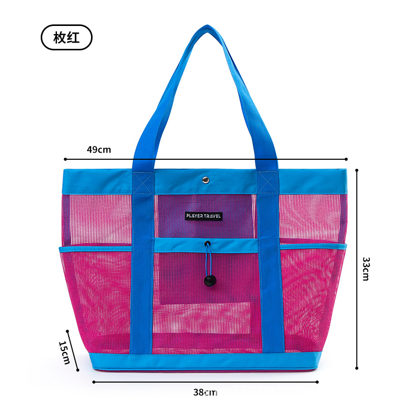 新しい大容量排水スイミングバッグ、ショルダーポータブルフィットネスバッグ、トラベルメイクアップ収納バッグ、ウォッシュバッグ、ビーチバッグ