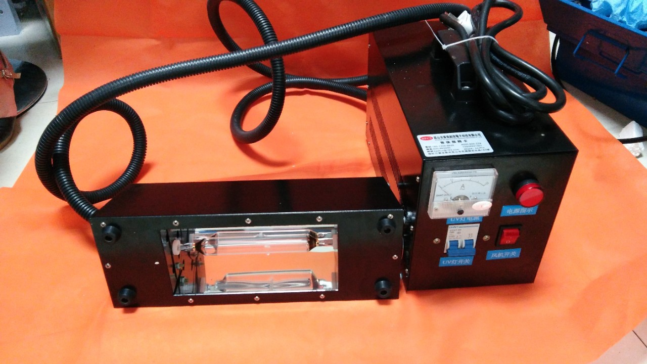 1000W portable UV curing machine, 1KW ink and glue baking lamp, in stock.
