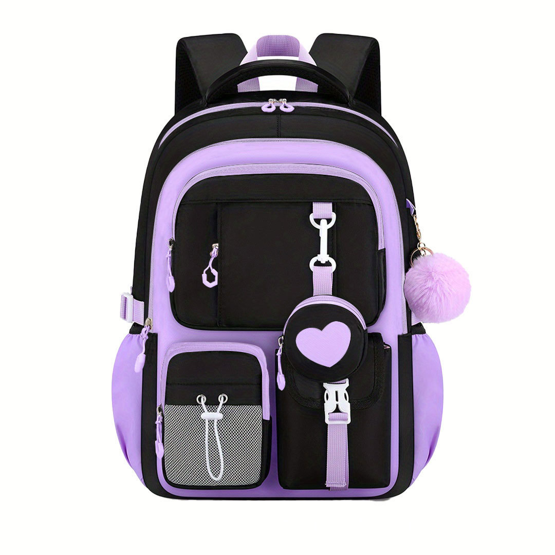 Nuevas mochilas transfronterizas para estudiantes de primaria, mochila de niñas de secundaria ligera y de gran capacidad.