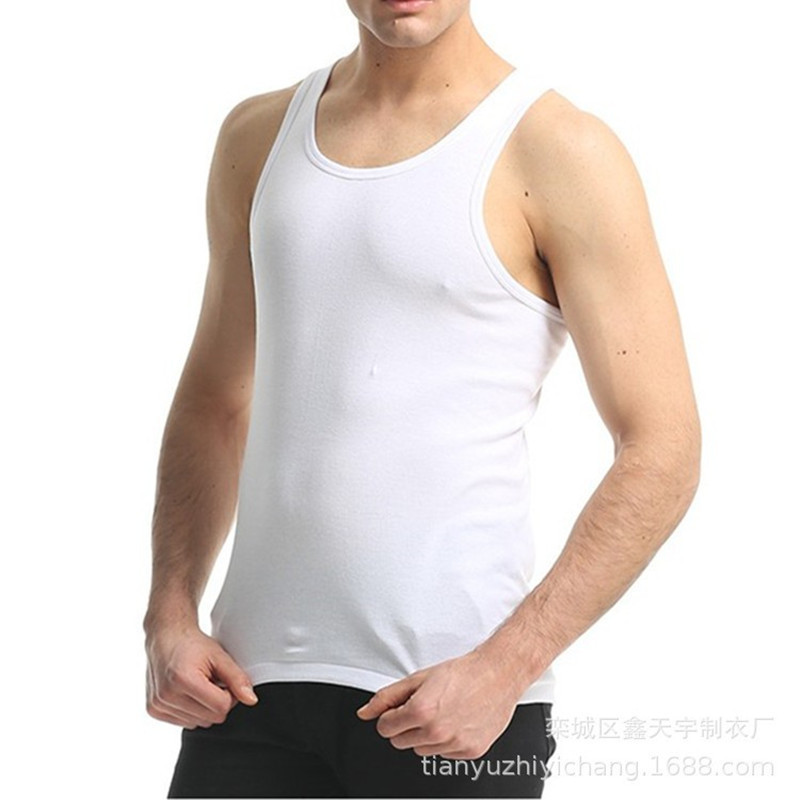 Factory Wholesale Men's Modal Vest Summer Men's Hurdle Vest Men's Sling Thin Stretch Vest