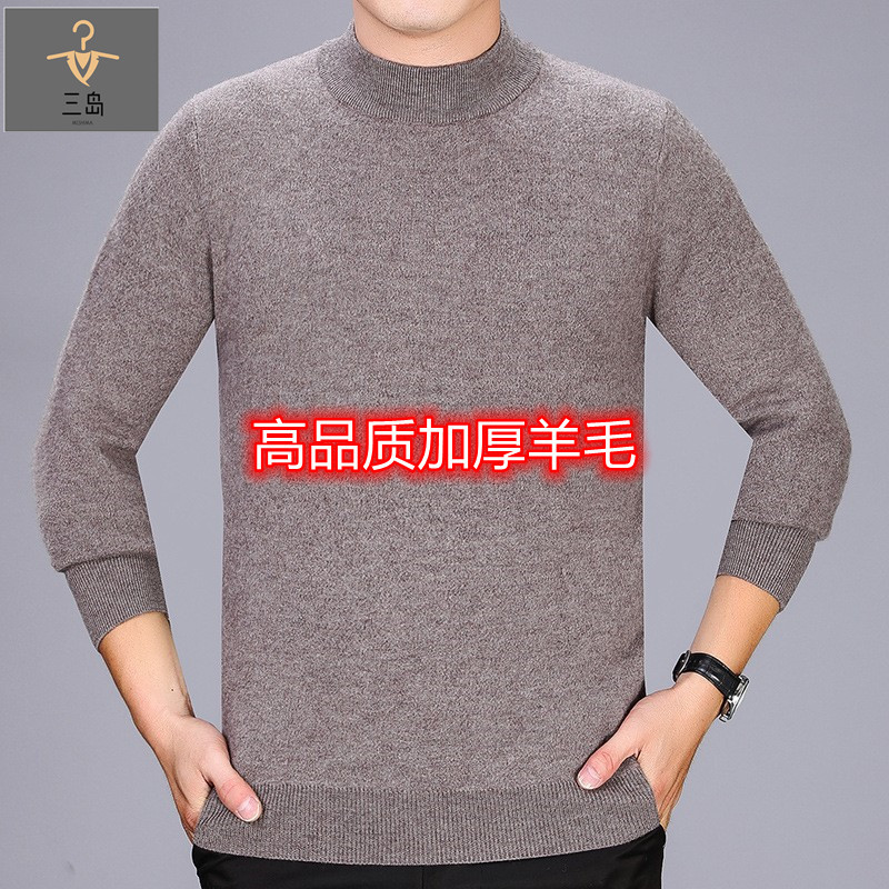 Japanese cashmere knitted demi-season sweater