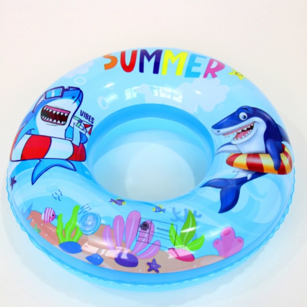 Inflatable cute ecological shark PVC