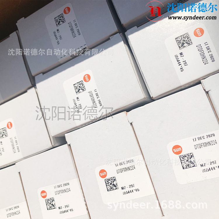 SUN美国太阳液压DTDF-MHN224现货，风电场插装式电磁阀DTDF