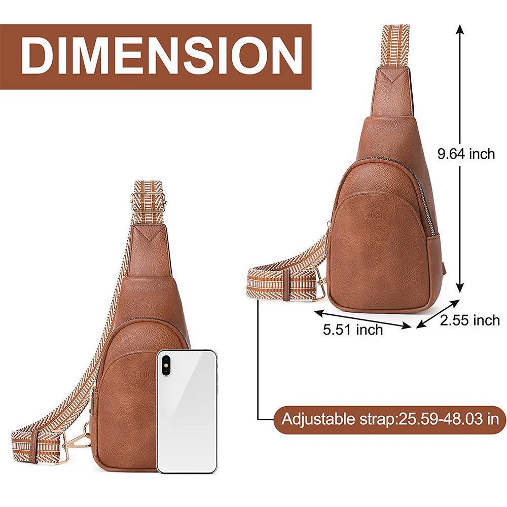 Sling bag donna in ecopelle borsa a tracolla e petto moderna_voghion.com