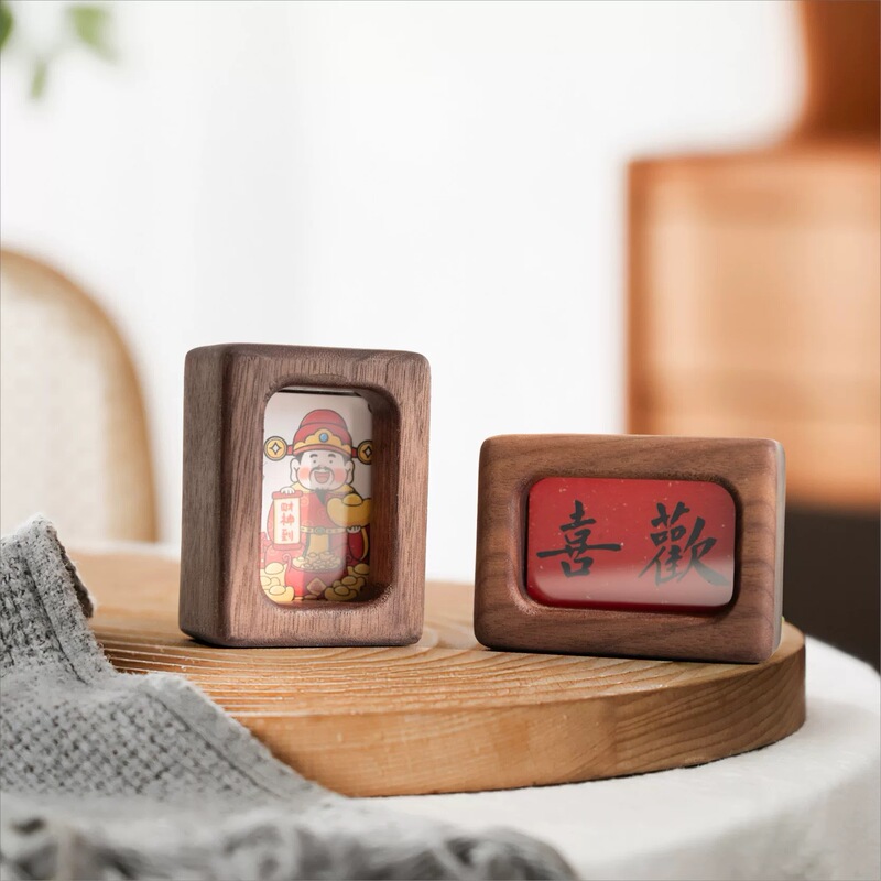 Manufacturer's Creative Black Walnut Wooden Calligraphy Photo Frame Ornaments Car Center Console Car Decoration Table Ornaments Gifts Manufacturer's Creative Black Walnut Wooden Calligraphy Photo Frame Ornaments Car Center Console Car Decoration Table Ornaments Gifts
