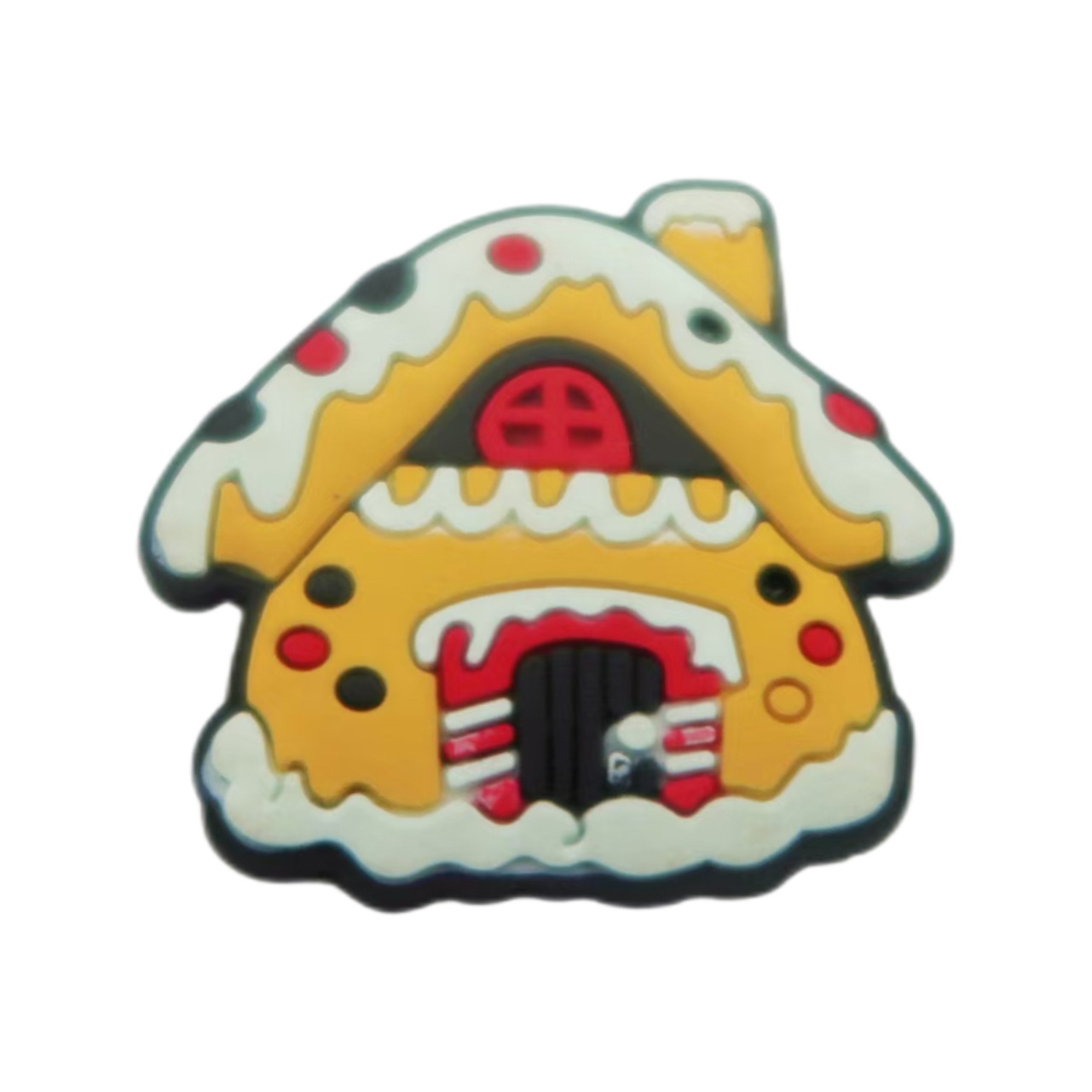 Navidad agujero de zapatos agujero de zapatos botones diy accesorios adorables desmontables agujero de zapatos botones botones