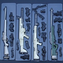 绝地大逃杀武器M24 QBU SCAR-L AWM狙击枪模型兵器道具可代发
