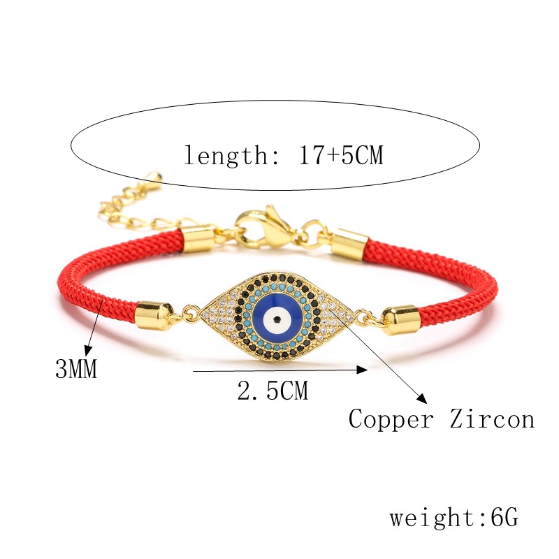 Fashion Devilu0027S Eye Copper Bracelets Inlay Artificial Gemstones Copper Bracelets