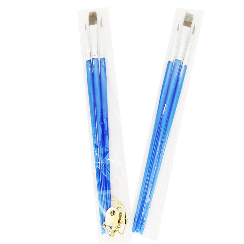 3 комплекта цифровой масляной живописи Гулет ручка краска цветное заполнение специальная кисть Акварельная граффити нейлоновая плоская кисть