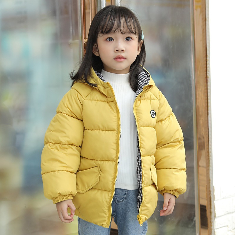 Abrigo acolchado de algodón de doble cara para niños ropa de invierno para hombres y mujeres Abrigo acolchado de algodón engrosado de doble cara Abrigo acolchado de algodón para niños