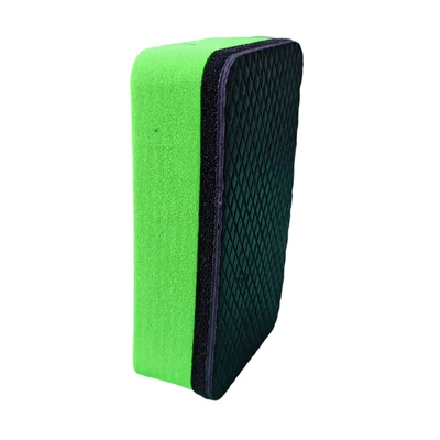 Car cleaning tools Cloth, Car Cleaning Mud, Car Decontamination - vertical-rhombus-square-mud-rub-green