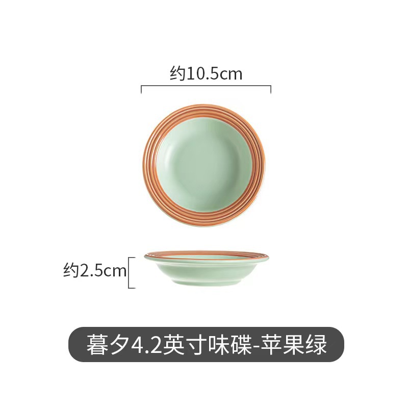 Simple cubiertos de cerámica nórdica crema doméstica platos de viento conjunto de platos de arroz anti-escaldado platos de pescado platos de platos al por mayor