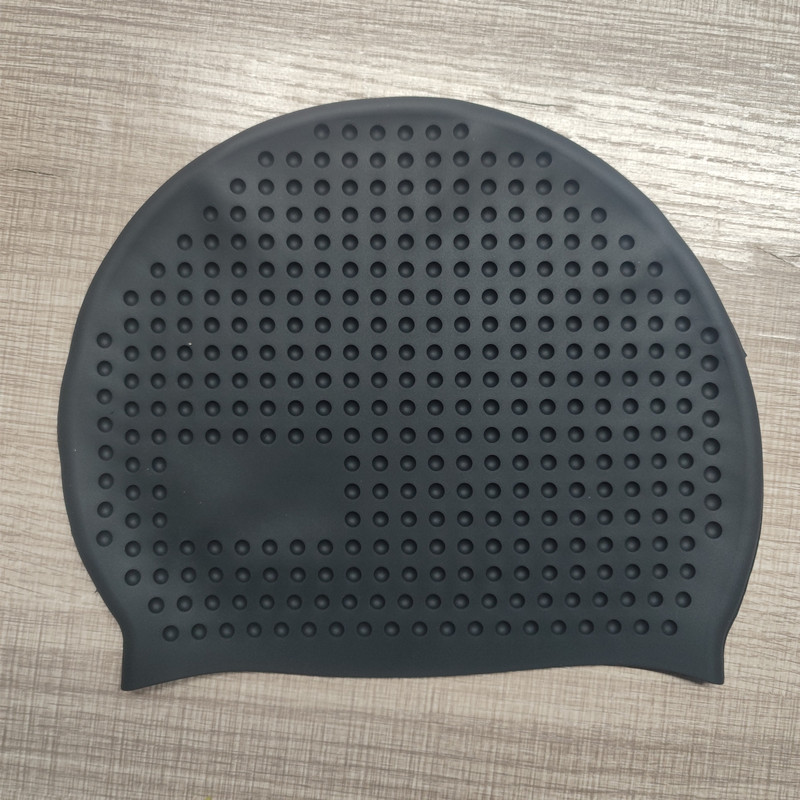 Gorro de baño de silicona grande, gorro de burbuja de partículas, hombres y mujeres, y niños, general, grueso, súper elástico, cabeza impermeable, venta directa de fábrica
