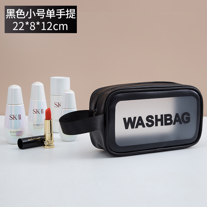 LTフロスト防水化粧バッグ携帯収納バッグ大容量水泳バッグ透明化粧品洗面バッグ3点セット|undefined