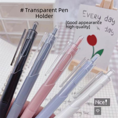 INS-inspired Morandi Color Push-button Neutral Pen, Simple Student Exercise Pen, Durable and Smooth Signature Pen, Water Pen