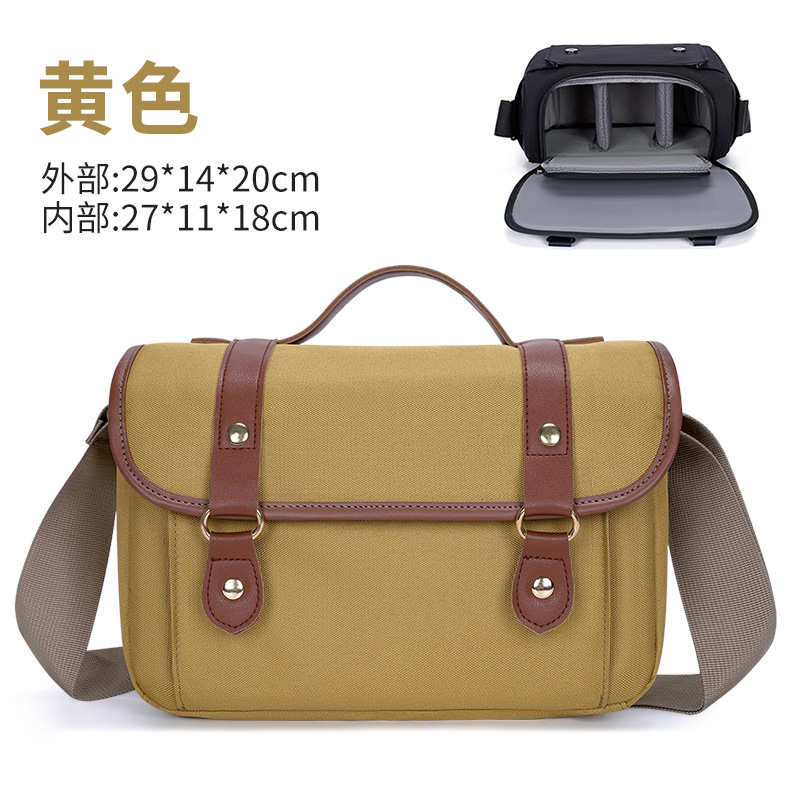 레트로 카메라 가방 캐논 카메라 가방 어깨 가방 마이크로 단일 카메라 가방 SLR 단일 어깨 휴대용 후지 카메라 가방