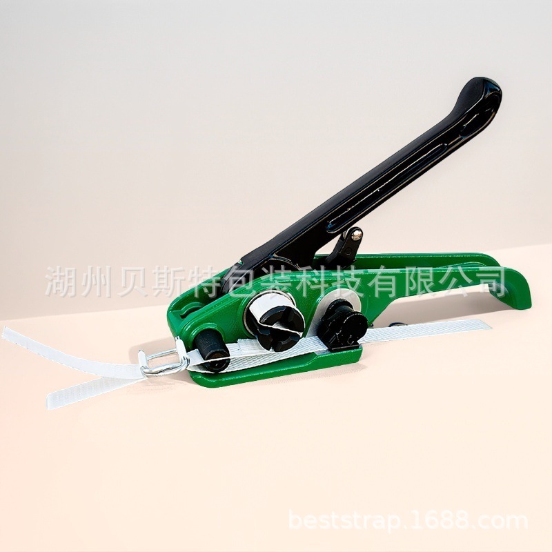 【专拍链接】手动纤维带打包机 柔性打包带收紧器 打包机拉紧器