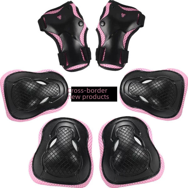 New AIDY Children's Roller Skating Protector Six-Piece Set Factory Direct Balance Car Sliding Car Sports Protector Niutou