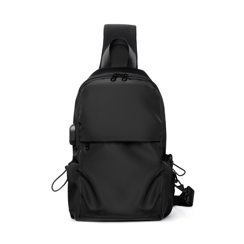 Bolso de pecho de hombre ligero nueva moda casual mochila deportiva al aire libre bolso de pecho de viaje bolso de hombre a prueba de salpicaduras