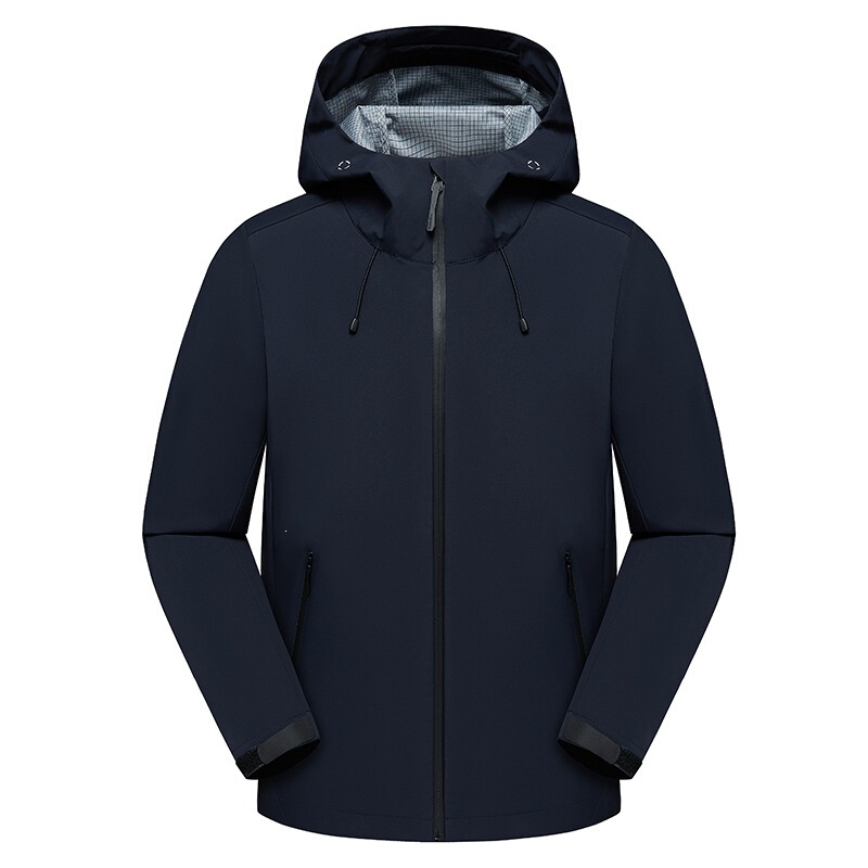 Cross-Border Wholesale Lightweight Composite Softshell Jacket, Outdoor Windproof, Waterproof, Stain-Resistant, Fashionable Workwear Jacket