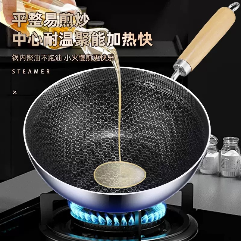 316 de acero inoxidable mini olla antiadherente horno electromagnético de gas para el hogar olla de cocción de platos gruesa para cocinar olla de cocción