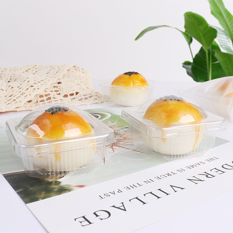 蛋黄酥包装盒单个包装袋中秋月饼雪媚娘青团底托透明方形圆形盒子