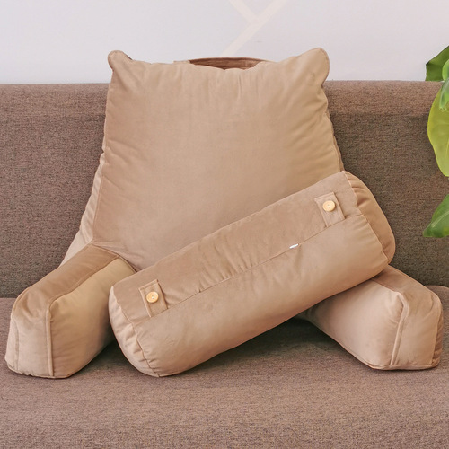 Compressed delivery triangle pillow cushion cross-border supply reading pillow with cylindrical bone pillow with armrest wedge pillow