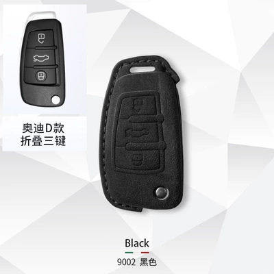 Car key bag: shell Q2L Q3 Q5L Q8 - audi-d-key-cover-single-shell-carbon-black