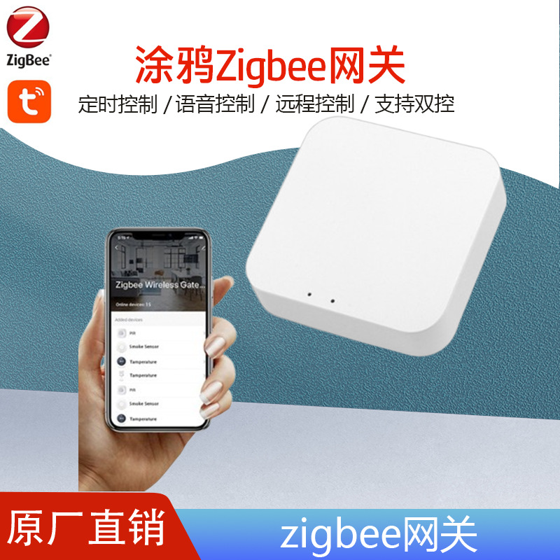 涂鸦Zigbee无线有线网关远程控制智能家居中控蓝牙Mesh多模网关